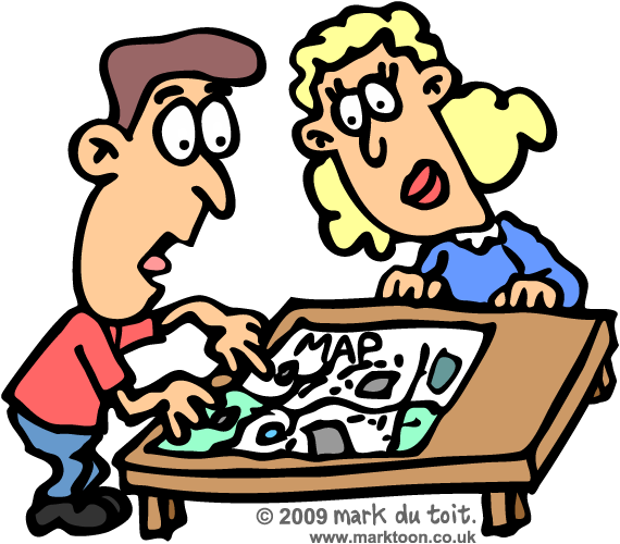 map reading clipart - photo #13